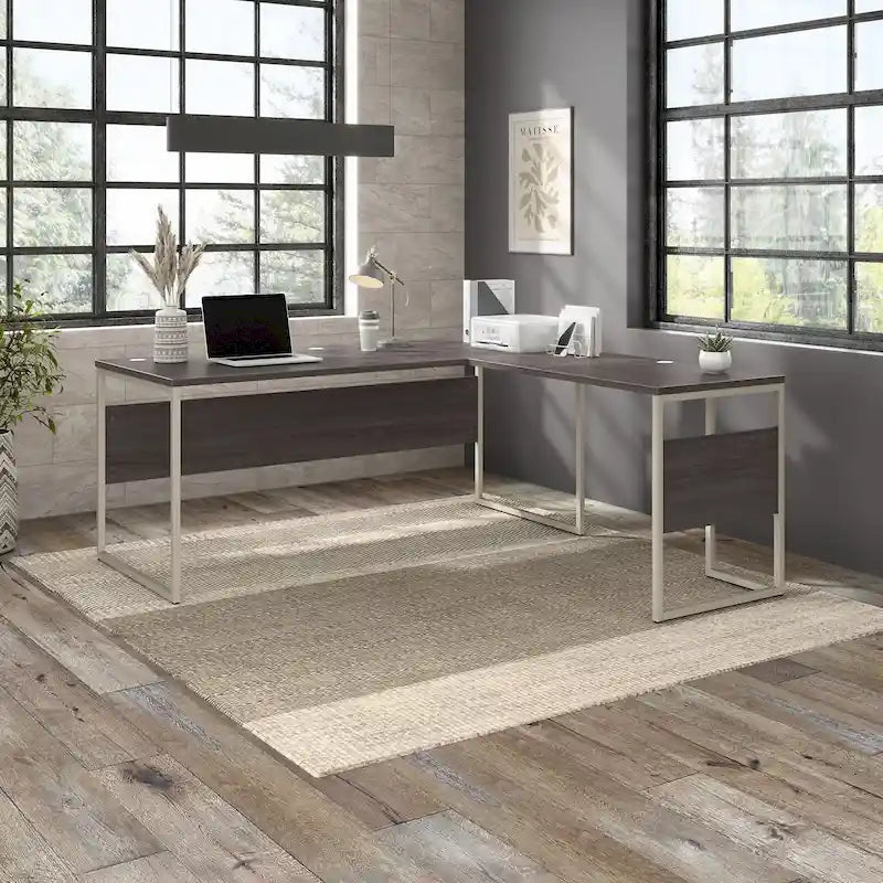 Bureau d'angle en L de 72L x 30P