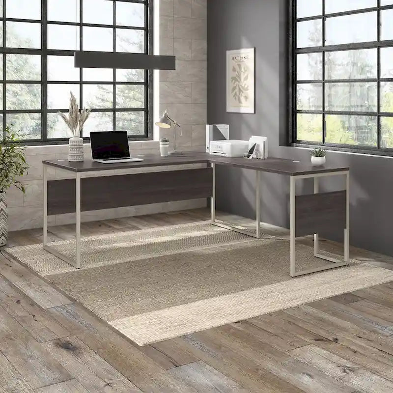 Bureau d'angle en L de 72L x 30P