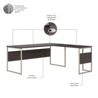Bureau d'angle en L de 72L x 30P