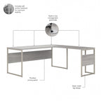 Bureau d'angle en L de 72L x 30P