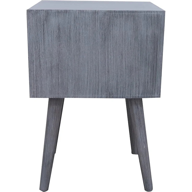 Table de chevet à deux tiroirs