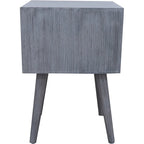 Table de chevet à deux tiroirs