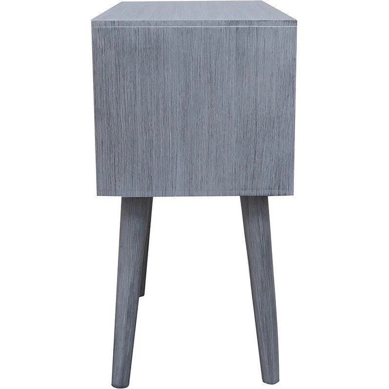 Table de chevet à deux tiroirs