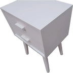 Table de chevet à deux tiroirs