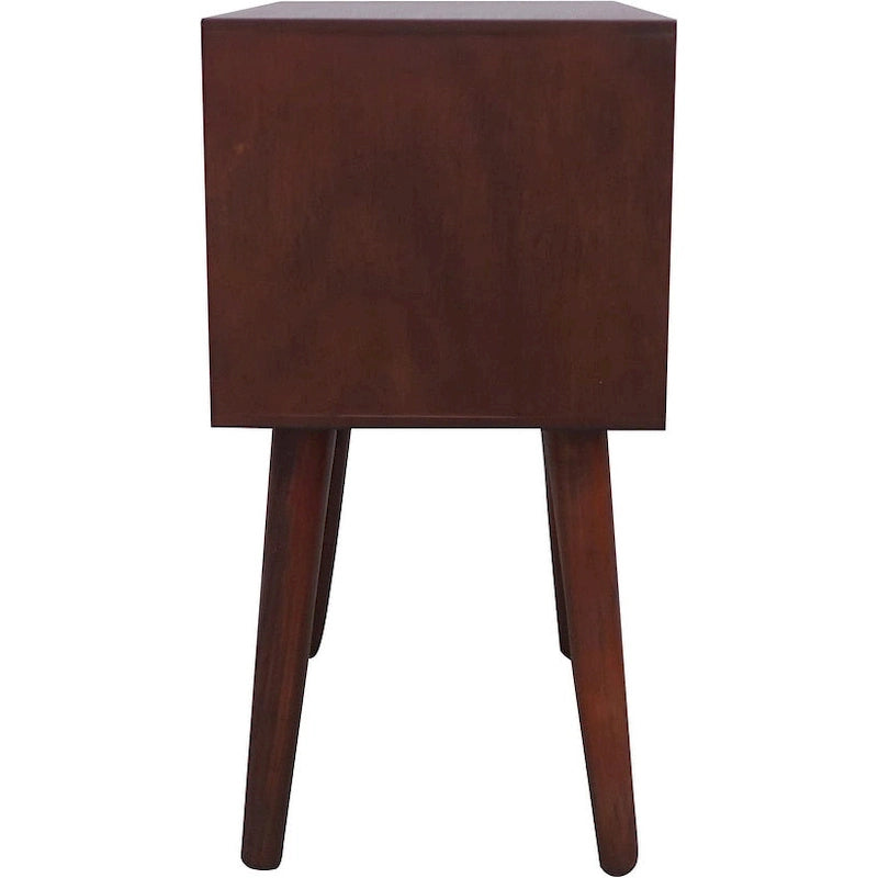 Table de chevet à deux tiroirs