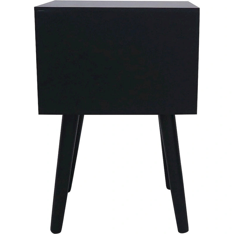 Table de chevet à deux tiroirs