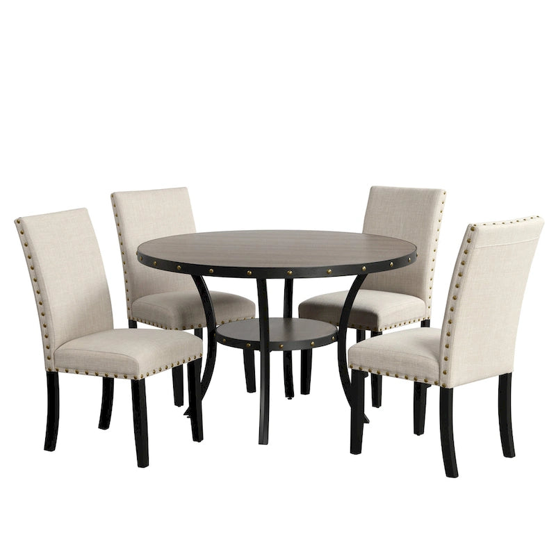 Nouvelle Table à manger ronde Conroy de Classic Furniture