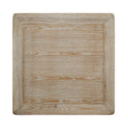 Table d'appoint carrée avec tiroir, 68,5 cm de hauteur, Blanc délavé