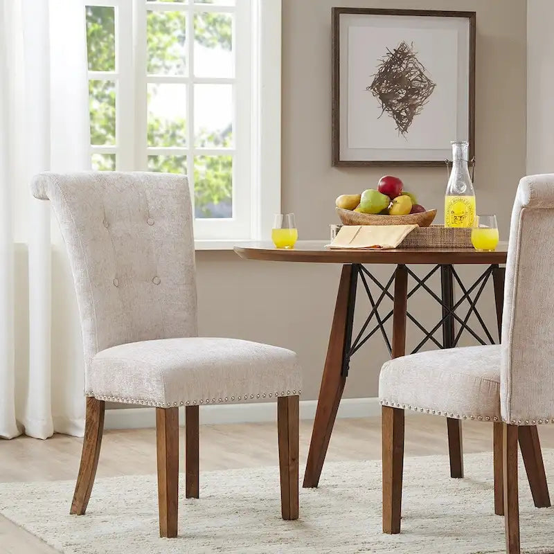 Chaise de salle à manger crème