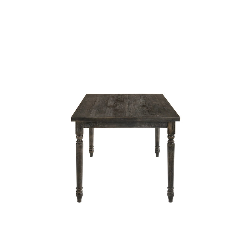 Table de salle à manger gris patiné