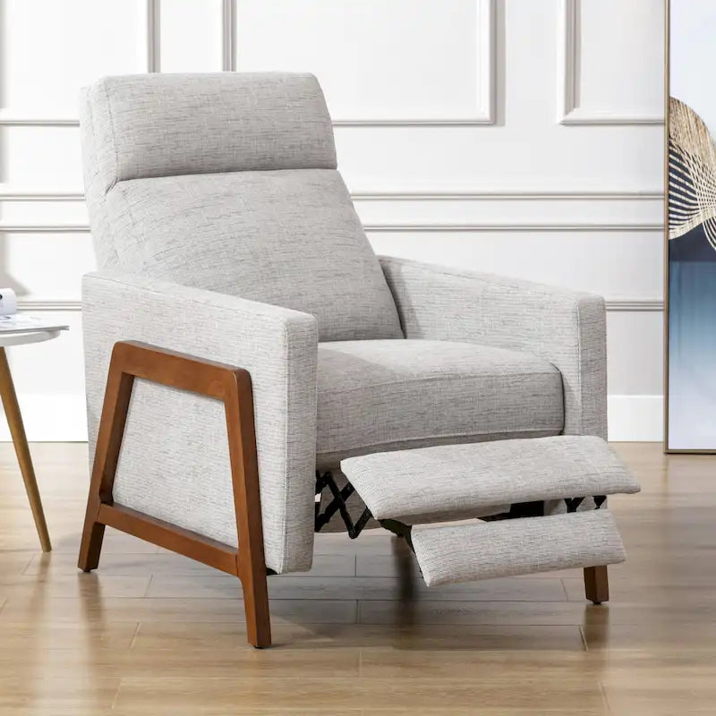Fauteuil inclinable à pousser en tissu haute performance