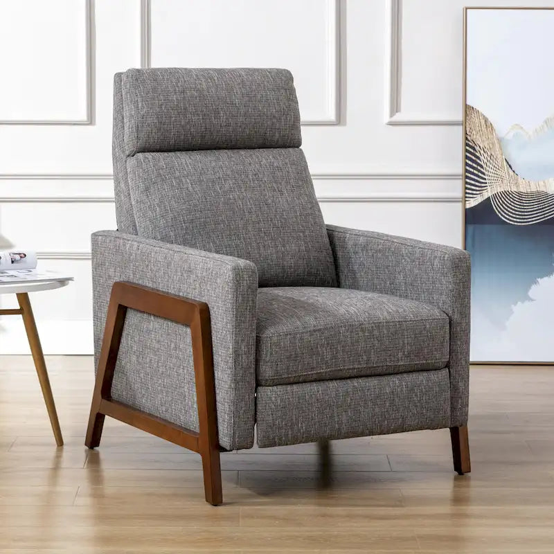 Fauteuil inclinable à pousser en tissu haute performance