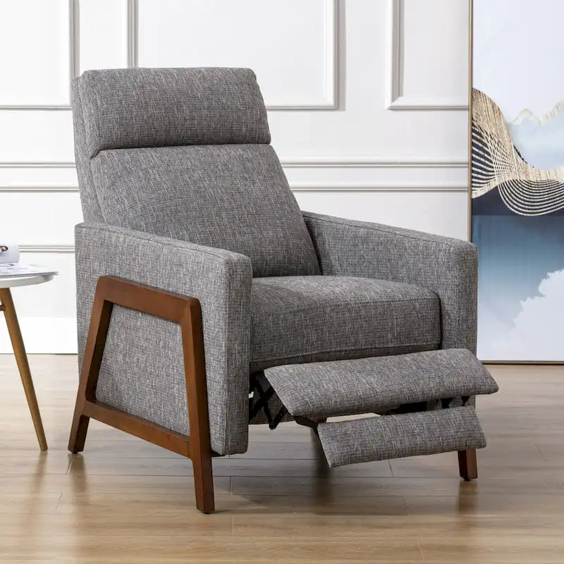 Fauteuil inclinable à pousser en tissu haute performance