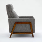 Fauteuil inclinable à pousser en tissu haute performance