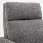 Fauteuil inclinable à pousser en tissu haute performance