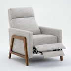 Fauteuil inclinable à pousser en tissu haute performance