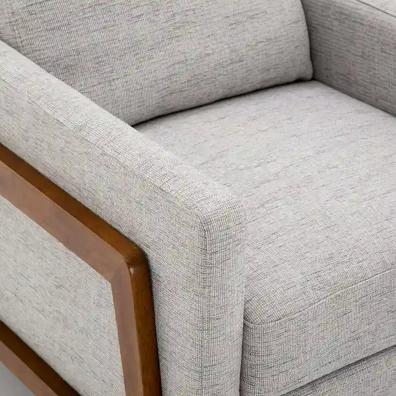 Fauteuil inclinable à pousser en tissu haute performance