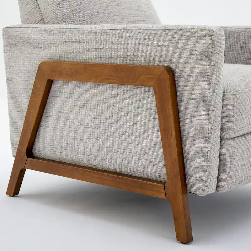 Fauteuil inclinable à pousser en tissu haute performance
