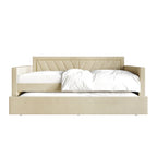 Lit de repos double en velours Glam