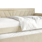 Lit de repos double en velours Glam