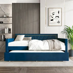 Lit de repos double en velours Glam
