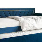 Lit de repos double en velours Glam