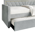 Lit de repos double en velours Glam
