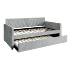 Lit de repos double en velours Glam
