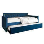 Lit de repos double en velours Glam