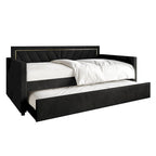 Lit de repos double en velours Glam