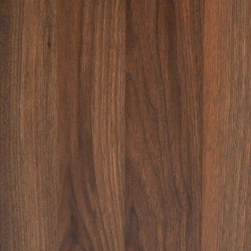 Table de chevet à 2 tiroirs en bois de noyer de style Mid-Century Modern