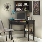 Bureau d'angle avec huche