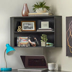 Bureau d'angle avec huche