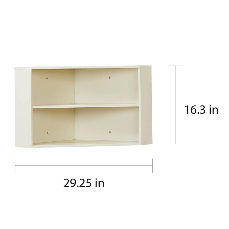 Bureau d'angle avec huche