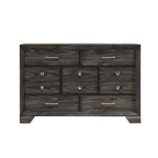 Lit plateforme en tissu de rangement gris