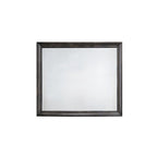 Lit plateforme en tissu de rangement gris