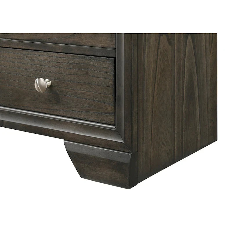 Lit plateforme en tissu de rangement gris
