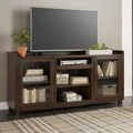 Starmore Contemporary Extra Large TV Stand Brown/Gunmetal - 70W x 19D x 35H