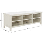 Étagère blanche - 51,2 x 15,8 x 17,7 - 51Lx16Px18H