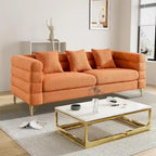 Canapé d'angle moderne en tissu Teddy - 2, 3 ou 4 places