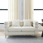 Canapé d'angle moderne en tissu Teddy - 2, 3 ou 4 places