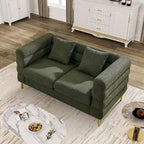 Canapé d'angle moderne en tissu Teddy - 2, 3 ou 4 places