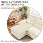 Canapé en chenille en U