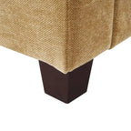 Canapé 3 places moderne en velours côtelé 81, Canapé rectangulaire en polyester rembourré pour salon - 81L X 33P X 26H