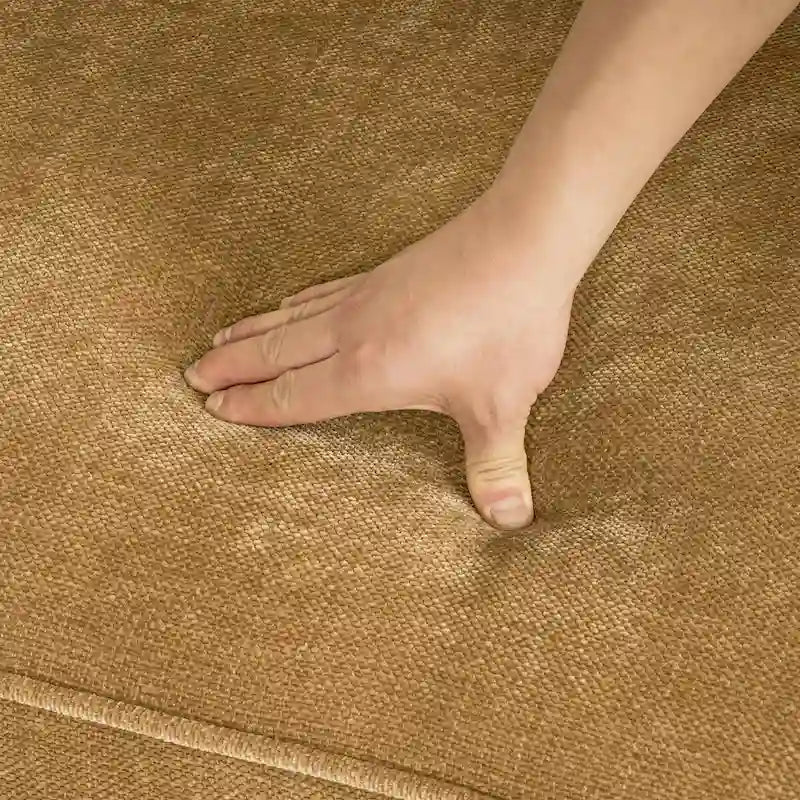 Canapé 3 places moderne en velours côtelé 81, Canapé rectangulaire en polyester rembourré pour salon - 81L X 33P X 26H