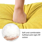 Canapé d'angle en tissu de lin 165 cm avec méridienne, convertible