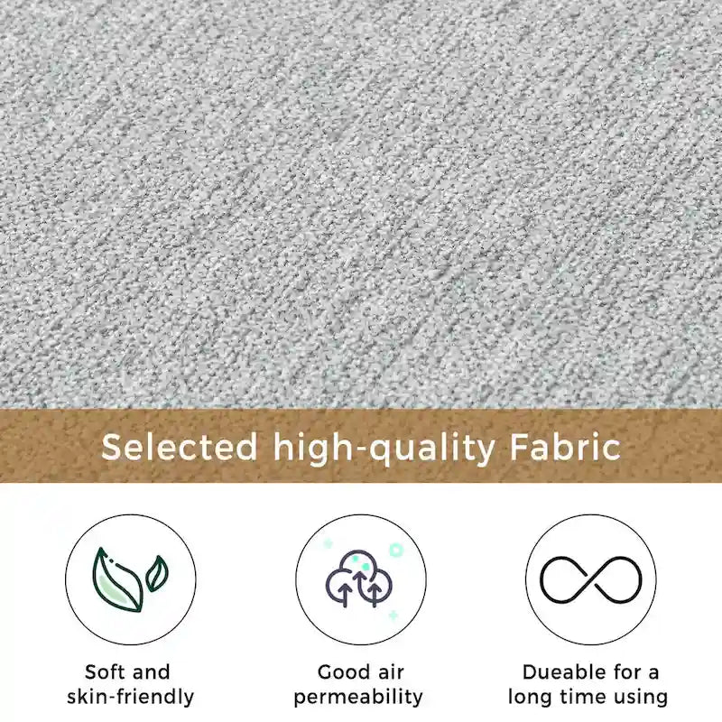 Canapé d'angle en tissu de lin 165 cm avec méridienne, convertible