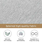 Canapé d'angle en tissu de lin 165 cm avec méridienne, convertible