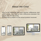 Canapé d'angle en tissu de lin 165 cm avec méridienne, convertible