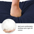 Canapé d'angle en tissu de lin 165 cm avec méridienne, convertible